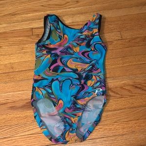 Plum practicewear gymnastics leotard